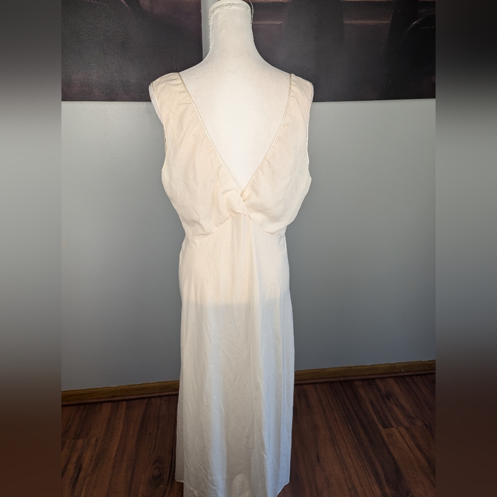 Vintage off white maxi lingerie dress - Picture 5 of 7